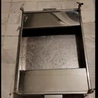 منقل استیل محکم ۵۰ در۳۵ سانت کاملا نو