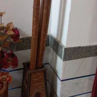 گلدان و بامبو