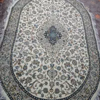 فرش ماشینی بیضی