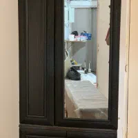 جاکفشی کمدMdf چوبی ایینه