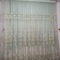 دوعدد پرده|پرده، رانر، رومیزی|بادرود, |دیوار