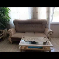 مبل هفت نفره همراه میز جلو مبلی و دو عسلی