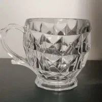 فنجان کریستال طرح خشتی