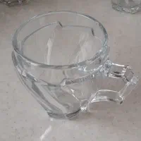 ۶ عدد استکان و ۲ عدد قندان|ظروف سرو و پذیرایی|تویسرکان, |دیوار