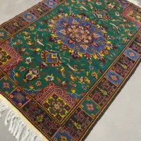 فرش دستباف ۳ متری در فرش بساک کرج رنگ گیاهی|فرش|مرند, |دیوار