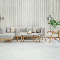 مبل چپگرد و راستگرد راحتی ۶ نفره|مبلمان خانگی و میز عسلی|کرج, محمد آباد|دیوار