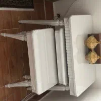 ست کامل میزتلوزیون وجلومبلی سفید