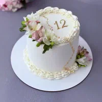 کیک تولدوکافه تازه