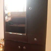 جاکفشی بزرگ باریک با آینه و جا لباسی