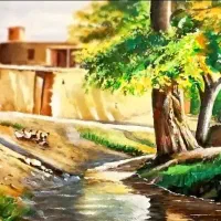 آثار آبرنگ مرحوم استاد محمود فرزانه