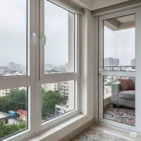 درب و پنجره دوجداره آلومینیوم upvc توری پلیسه