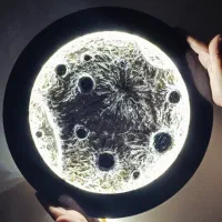 تابلو ماه و ساعت|تابلو، نقاشی، عکس|سلماس, |دیوار