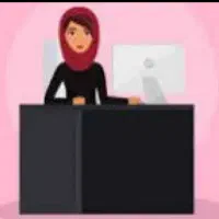 صندوقدار خانوم مسلط به کامپیوتر