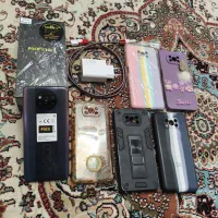 گوشی پوکو ایکس ۳ پرو در حد اک با ملزومات