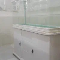 فروش آکواریوم شرکتی با کمد ایستاده