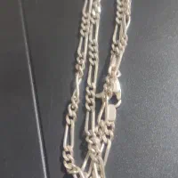 زنجیر نقره فیگارو|جواهرات|کرمان, |دیوار