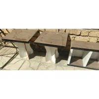 ست کتابخانه و گل‌میز