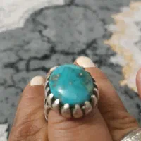 انگشترفاخرودرشت ودست سازفیروزه اصل|جواهرات|یزد, |دیوار