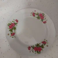 ظروف چینی گل سرخ|ظروف سرو و پذیرایی|قم, علی آباد سعدگان|دیوار