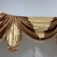 پرده سلطنتی با یالان|پرده، رانر، رومیزی|ایلام, |دیوار