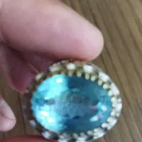 انگشتر توپاز اصل|جواهرات|نقده, |دیوار