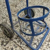 چرخ حمل کپسول چرخدار اهنی|پزشکی|گنبد کاووس, |دیوار