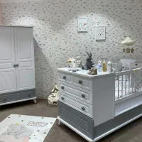 سرویس خواب نوزاد نوجوان (بامبینو MDF) ۴۰ درصد