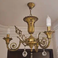 لوستر برنجی|لوستر و چراغ آویز|قائمشهر, |دیوار