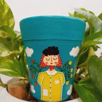 گلدان و دیوارکوب دستسازه