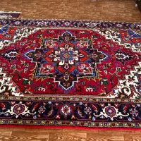 ۲ قطعه فرش دستبافت تاجری هریس|فرش|سراب, |دیوار