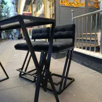 صبحانه خوری مدل الماسی نهار خوری جلومبلی فلز میز