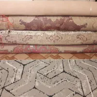 فرش رنگ زمینه زرشکی|فرش|کرمانشاه, |دیوار