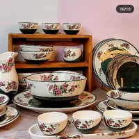 سرویس سرامیکی رنگ کوره ای قابل شستشو|صنایع دستی و سایر لوازم تزئینی|تهران, مسعودیه|دیوار