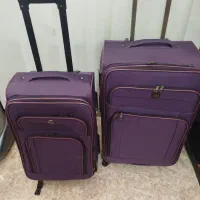 حراج چمدان 4چرخ استرخارجی محفظه لباس خیس وخشک