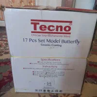 قابلمه چدن گرانیت تکنو ۱۷ پارچه نونو|ظروف پختوپز|حبیب آباد, |دیوار