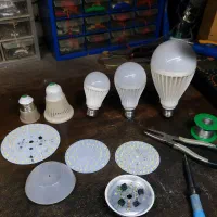تعمیرات لامپLEDپرژکتور اظطراری وشارژری(با گارانتی)