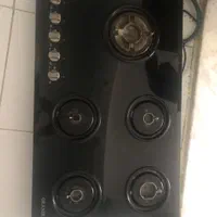 گاز رومیزی شیشه ای اورانیر پنج شعله8/500