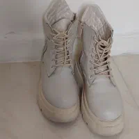 نیم بوت کرمی سایز ۳۸