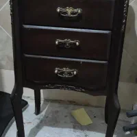 میز تلفن سه کشویی