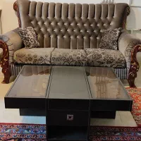 مبل راحتی ۷ نفره به همراه میز وسط|مبلمان خانگی و میز عسلی|دلیجان, |دیوار