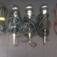 حراج حراج حراج ....سه عددمیکروفن کارول استیل سالم