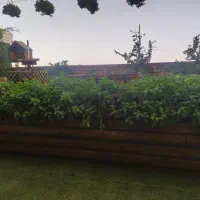 فلاور باکس گلدان با چوب ترمود|صنایع دستی و سایر لوازم تزئینی|قم, آذر (نکویی)|دیوار