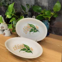 گل گندمی و ظرفهای قدیمی آنتیک و جابرنجی لیمون|ظروف سرو و پذیرایی|لنگرود, |دیوار