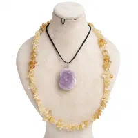 گردنبند و دستبند سنگ های قیمتی و نیمه فیمتی