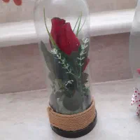 بکس  شیشه ای گل مصنوعی نو نو سالم|گل مصنوعی|قم, شهدا|دیوار