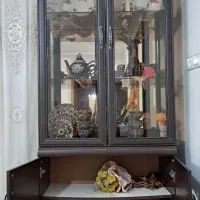 بوفه ویترین دوتکه سالم ، جادار ، درحد‌نو|بوفه، ویترین، کنسول|بابل, |دیوار