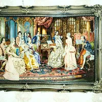 تابلو فرش فرانسوی گل ابریشم چله ابریشم|تابلو فرش|تهران, سهروردی|دیوار