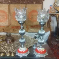 دوجفت شمعدانی قدیمی