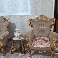 مبل کلاسیک با چوب راش|مبلمان خانگی و میز عسلی|گیان, |دیوار