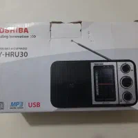 رادیو توشیبا اصلی فلش خور|سیستم صوتی خانگی|تهران, امام خمینی|دیوار